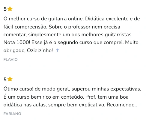 Print original de avaliação: Flavio e Fabiano