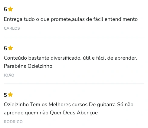 Print original de avaliação: Carlos, João e Rodrigo