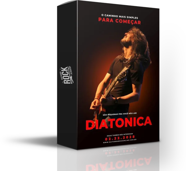 Material do módulo Escala diatônica do Guitarra Rock Academy