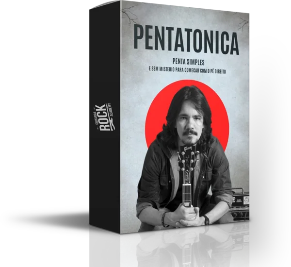 Material do módulo Pentatônica do Guitarra Rock Academy