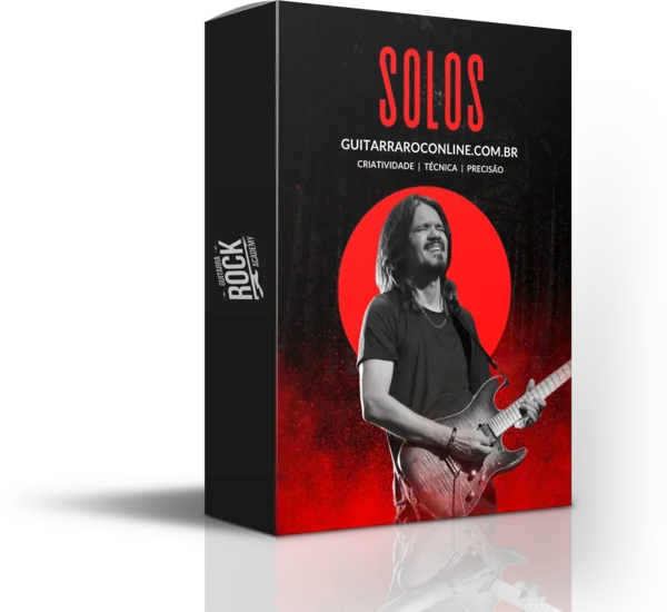 Material do módulo Solos do Guitarra Rock Academy